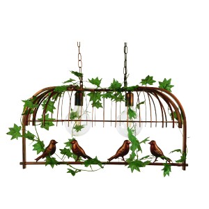 glo-01645-01645_3 GLOBOSTAR® NEST 01645 VINTAGE ΚΡΕΜΑΣΤΟ ΦΩΤΙΣΤΙΚΟ ΦΙΓΟΥΡΑ ΔΙΦΩΤΟ 2 X E27 IP20 ΧΑΛΚΙΝΟ ΜΕΤΑΛ