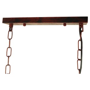 glo-01645-01645_8 GLOBOSTAR® NEST 01645 VINTAGE ΚΡΕΜΑΣΤΟ ΦΩΤΙΣΤΙΚΟ ΦΙΓΟΥΡΑ ΔΙΦΩΤΟ 2 X E27 IP20 ΧΑΛΚΙΝΟ ΜΕΤΑΛ