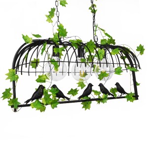 glo-01646-01646_0 GLOBOSTAR® NEST 01646 VINTAGE ΚΡΕΜΑΣΤΟ ΦΩΤΙΣΤΙΚΟ ΦΙΓΟΥΡΑ ΤΡΙΦΩΤΟ 3 X E27 IP20 ΜΑΥΡΟ ΜΕΤΑΛΛ