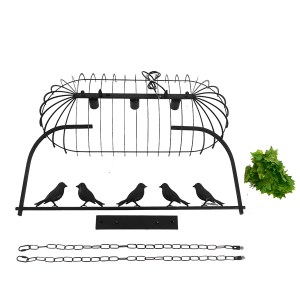 glo-01646-01646_10 GLOBOSTAR® NEST 01646 VINTAGE ΚΡΕΜΑΣΤΟ ΦΩΤΙΣΤΙΚΟ ΦΙΓΟΥΡΑ ΤΡΙΦΩΤΟ 3 X E27 IP20 ΜΑΥΡΟ ΜΕΤΑΛΛ