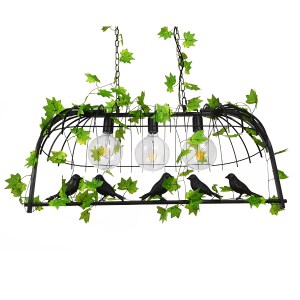 glo-01646-01646_3 GLOBOSTAR® NEST 01646 VINTAGE ΚΡΕΜΑΣΤΟ ΦΩΤΙΣΤΙΚΟ ΦΙΓΟΥΡΑ ΤΡΙΦΩΤΟ 3 X E27 IP20 ΜΑΥΡΟ ΜΕΤΑΛΛ