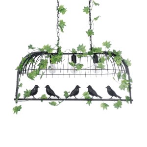 glo-01646-47a849_01646_0 GLOBOSTAR® NEST 01646 VINTAGE ΚΡΕΜΑΣΤΟ ΦΩΤΙΣΤΙΚΟ ΦΙΓΟΥΡΑ ΤΡΙΦΩΤΟ 3 X E27 IP20 ΜΑΥΡΟ ΜΕΤΑΛΛΟ ΜΕ ΠΡΑΣΙΝΟ ΠΛΑΣΤΙΚΟ - Μ85.5 X Π37.5 X Y38CM