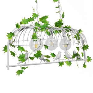glo-01647-01647_0 GLOBOSTAR® NEST 01647 VINTAGE ΚΡΕΜΑΣΤΟ ΦΩΤΙΣΤΙΚΟ ΦΙΓΟΥΡΑ ΤΡΙΦΩΤΟ 3 X E27 IP20 ΛΕΥΚΟ ΜΕΤΑΛΛ