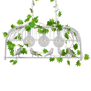 glo-01647-01647_4 GLOBOSTAR® NEST 01647 VINTAGE ΚΡΕΜΑΣΤΟ ΦΩΤΙΣΤΙΚΟ ΦΙΓΟΥΡΑ ΤΡΙΦΩΤΟ 3 X E27 IP20 ΛΕΥΚΟ ΜΕΤΑΛΛ