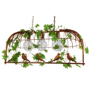 glo-01648-01648_4 GLOBOSTAR® NEST 01648 VINTAGE ΚΡΕΜΑΣΤΟ ΦΩΤΙΣΤΙΚΟ ΦΙΓΟΥΡΑ ΤΡΙΦΩΤΟ 3 X E27 IP20 ΧΑΛΚΙΝΟ ΜΕΤΑ