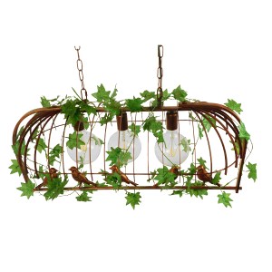 glo-01648-01648_5 GLOBOSTAR® NEST 01648 VINTAGE ΚΡΕΜΑΣΤΟ ΦΩΤΙΣΤΙΚΟ ΦΙΓΟΥΡΑ ΤΡΙΦΩΤΟ 3 X E27 IP20 ΧΑΛΚΙΝΟ ΜΕΤΑ