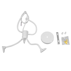 glo-01651-01651_7 GLOBOSTAR® LITTLE MAN 01651 ΜΟΝΤΕΡΝΟ ΚΡΕΜΑΣΤΟ ΦΩΤΙΣΤΙΚΟ ΦΙΓΟΥΡΑ ΜΟΝΟΦΩΤΟ 1 X E27 IP20 ΛΕΥΚ