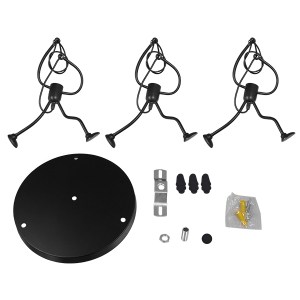 glo-01655-01655_7 GLOBOSTAR® LITTLE MAN 01655 ΜΟΝΤΕΡΝΟ ΚΡΕΜΑΣΤΟ ΦΩΤΙΣΤΙΚΟ ΦΙΓΟΥΡΑ ΤΡΙΦΩΤΟ 3 X E27 IP20 ΜΑΥΡΟ