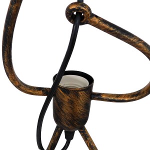 glo-01656-01656_4 GLOBOSTAR® LITTLE MAN 01656 ΜΟΝΤΕΡΝΟ ΚΡΕΜΑΣΤΟ ΦΩΤΙΣΤΙΚΟ ΦΙΓΟΥΡΑ ΤΡΙΦΩΤΟ 3 X E27 IP20 ΧΑΛΚΙ