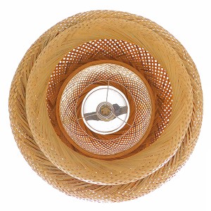 glo-01657-01657_8 GLOBOSTAR® MALDIVES 01657 BOHO ΚΡΕΜΑΣΤΟ ΦΩΤΙΣΤΙΚΟ ΠΛΕΓΜΑ ΜΟΝΟΦΩΤΟ 1 X E27 IP20 ΜΠΕΖ ΞΥΛΟ -