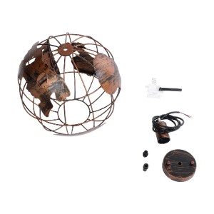 glo-01662-01662_11 GLOBOSTAR® EARTH 01662 VINTAGE ΚΡΕΜΑΣΤΟ ΦΩΤΙΣΤΙΚΟ ΦΙΓΟΥΡΑ ΜΟΝΟΦΩΤΟ 1 X E27 IP20 ΧΑΛΚΙΝΟ ΜΕ