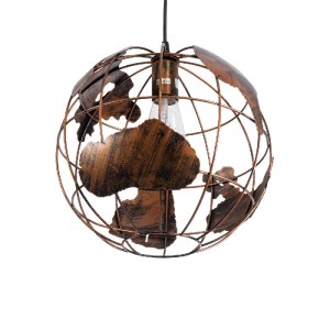 glo-01662-01662_6 GLOBOSTAR® EARTH 01662 VINTAGE ΚΡΕΜΑΣΤΟ ΦΩΤΙΣΤΙΚΟ ΦΙΓΟΥΡΑ ΜΟΝΟΦΩΤΟ 1 X E27 IP20 ΧΑΛΚΙΝΟ ΜΕ