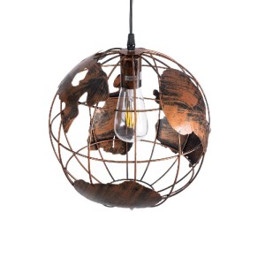 glo-01662-01662_7 GLOBOSTAR® EARTH 01662 VINTAGE ΚΡΕΜΑΣΤΟ ΦΩΤΙΣΤΙΚΟ ΦΙΓΟΥΡΑ ΜΟΝΟΦΩΤΟ 1 X E27 IP20 ΧΑΛΚΙΝΟ ΜΕ