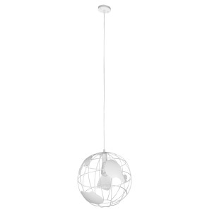 glo-01664-01664_2 GLOBOSTAR® EARTH 01664 VINTAGE ΚΡΕΜΑΣΤΟ ΦΩΤΙΣΤΙΚΟ ΦΙΓΟΥΡΑ ΜΟΝΟΦΩΤΟ 1 X E27 IP20 ΛΕΥΚΟ ΜΕΤΑ