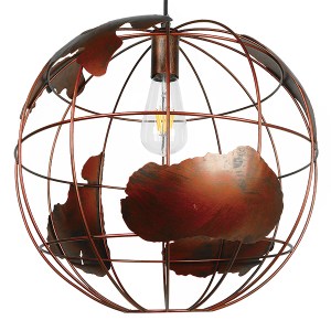 glo-01665-01665_3 GLOBOSTAR® EARTH 01665 VINTAGE ΚΡΕΜΑΣΤΟ ΦΩΤΙΣΤΙΚΟ ΦΙΓΟΥΡΑ ΜΟΝΟΦΩΤΟ 1 X E27 IP20 ΧΑΛΚΙΝΟ ΜΕ