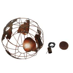 glo-01665-01665_7 GLOBOSTAR® EARTH 01665 VINTAGE ΚΡΕΜΑΣΤΟ ΦΩΤΙΣΤΙΚΟ ΦΙΓΟΥΡΑ ΜΟΝΟΦΩΤΟ 1 X E27 IP20 ΧΑΛΚΙΝΟ ΜΕ