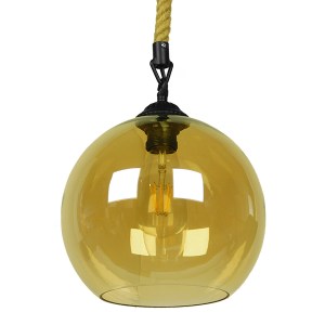 glo-01668-01668_0 GLOBOSTAR® LENHAM 01668 ΜΟΝΤΕΡΝΟ ΚΡΕΜΑΣΤΟ ΦΩΤΙΣΤΙΚΟ ΜΠΑΛΑ ΜΟΝΟΦΩΤΟ 1 X E27 IP20 ΜΠΕΖ ΣΧΟΙΝ