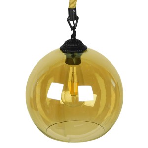 glo-01668-01668_5 GLOBOSTAR® LENHAM 01668 ΜΟΝΤΕΡΝΟ ΚΡΕΜΑΣΤΟ ΦΩΤΙΣΤΙΚΟ ΜΠΑΛΑ ΜΟΝΟΦΩΤΟ 1 X E27 IP20 ΜΠΕΖ ΣΧΟΙΝ