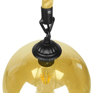 glo-01668-01668_6 GLOBOSTAR® LENHAM 01668 ΜΟΝΤΕΡΝΟ ΚΡΕΜΑΣΤΟ ΦΩΤΙΣΤΙΚΟ ΜΠΑΛΑ ΜΟΝΟΦΩΤΟ 1 X E27 IP20 ΜΠΕΖ ΣΧΟΙΝ
