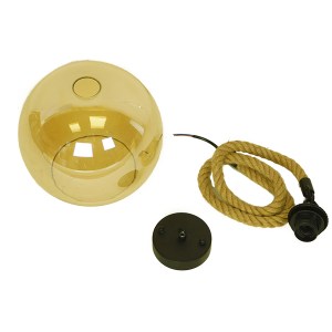 glo-01668-01668_9 GLOBOSTAR® LENHAM 01668 ΜΟΝΤΕΡΝΟ ΚΡΕΜΑΣΤΟ ΦΩΤΙΣΤΙΚΟ ΜΠΑΛΑ ΜΟΝΟΦΩΤΟ 1 X E27 IP20 ΜΠΕΖ ΣΧΟΙΝ