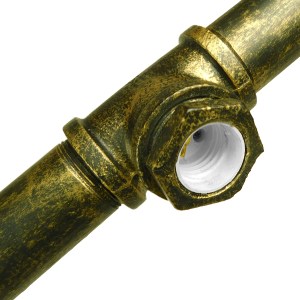 glo-01669-01669_7 GLOBOSTAR® CANAL 01669 VINTAGE ΚΡΕΜΑΣΤΟ ΦΩΤΙΣΤΙΚΟ ΡΑΓΑ ΠΟΛΥΦΩΤΟ 5 X E27 IP20 ΜΠΡΟΥΤΖΙΝΟ ΜΕ