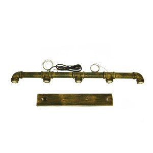 glo-01669-01669_8 GLOBOSTAR® CANAL 01669 VINTAGE ΚΡΕΜΑΣΤΟ ΦΩΤΙΣΤΙΚΟ ΡΑΓΑ ΠΟΛΥΦΩΤΟ 5 X E27 IP20 ΜΠΡΟΥΤΖΙΝΟ ΜΕ