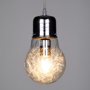 glo-01676-01676_2 GLOBOSTAR® LAMP 01676 ΜΟΝΤΕΡΝΟ ΚΡΕΜΑΣΤΟ ΦΩΤΙΣΤΙΚΟ ΦΙΓΟΥΡΑ ΜΟΝΟΦΩΤΟ 1 X E27 IP20 ΑΣΗΜΙ ΜΕΤΑ