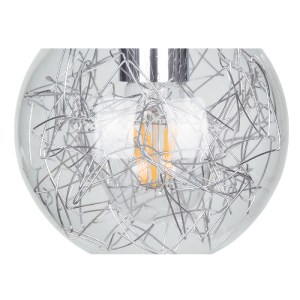 glo-01676-01676_6 GLOBOSTAR® LAMP 01676 ΜΟΝΤΕΡΝΟ ΚΡΕΜΑΣΤΟ ΦΩΤΙΣΤΙΚΟ ΦΙΓΟΥΡΑ ΜΟΝΟΦΩΤΟ 1 X E27 IP20 ΑΣΗΜΙ ΜΕΤΑ