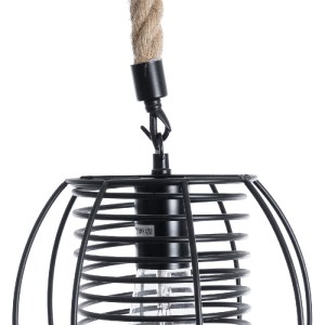 glo-01689-01689_8 GLOBOSTAR® ORVAL 01689 ΜΟΝΤΕΡΝΟ ΚΡΕΜΑΣΤΟ ΦΩΤΙΣΤΙΚΟ ΠΛΕΓΜΑ ΜΟΝΟΦΩΤΟ 1 X E27 IP20 ΜΑΥΡΟ ΜΕΤΑ