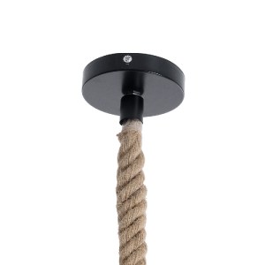 glo-01689-01689_9 GLOBOSTAR® ORVAL 01689 ΜΟΝΤΕΡΝΟ ΚΡΕΜΑΣΤΟ ΦΩΤΙΣΤΙΚΟ ΠΛΕΓΜΑ ΜΟΝΟΦΩΤΟ 1 X E27 IP20 ΜΑΥΡΟ ΜΕΤΑ