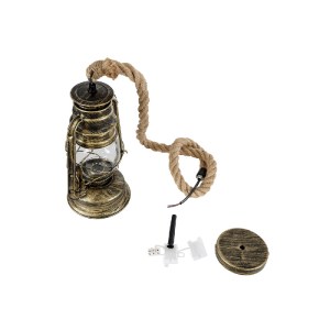 glo-01705-01705_10 GLOBOSTAR® BARBAROSSA 01705 VINTAGE ΚΡΕΜΑΣΤΟ ΦΩΤΙΣΤΙΚΟ ΑΝΑΡΤΗΣΗ ΜΟΝΟΦΩΤΟ 1 X E27 IP20 ΜΠΡΟ