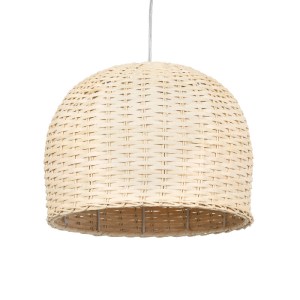 glo-01708-01708_5 GLOBOSTAR® BERMUDA 01708 BOHO ΚΡΕΜΑΣΤΟ ΦΩΤΙΣΤΙΚΟ ΚΑΜΠΑΝΑ ΜΟΝΟΦΩΤΟ 1 X E27 IP20 ΜΠΕΖ ΞΥΛΟ -