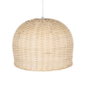 glo-01708-01708_6 GLOBOSTAR® BERMUDA 01708 BOHO ΚΡΕΜΑΣΤΟ ΦΩΤΙΣΤΙΚΟ ΚΑΜΠΑΝΑ ΜΟΝΟΦΩΤΟ 1 X E27 IP20 ΜΠΕΖ ΞΥΛΟ -