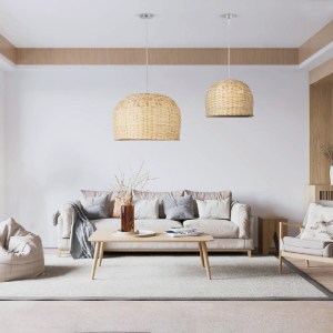 glo-01708-post_76 GLOBOSTAR® BERMUDA 01708 BOHO ΚΡΕΜΑΣΤΟ ΦΩΤΙΣΤΙΚΟ ΚΑΜΠΑΝΑ ΜΟΝΟΦΩΤΟ 1 X E27 IP20 ΜΠΕΖ ΞΥΛΟ -