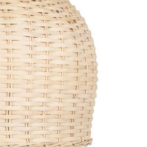 glo-01709-01709_7 GLOBOSTAR® BERMUDA 01709 BOHO ΚΡΕΜΑΣΤΟ ΦΩΤΙΣΤΙΚΟ ΚΑΜΠΑΝΑ ΜΟΝΟΦΩΤΟ 1 X E27 IP20 ΜΠΕΖ ΞΥΛΟ -