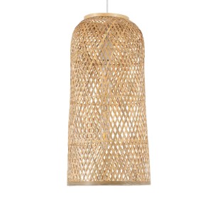 glo-01710-01710_4 GLOBOSTAR® CALERO 01710 BOHO ΚΡΕΜΑΣΤΟ ΠΛΕΓΜΑ ΜΟΝΟΦΩΤΟ 1 X E27 IP20 ΜΠΕΖ ΞΥΛΟ - Μ25 X Π25 X