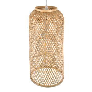 glo-01710-01710_6 GLOBOSTAR® CALERO 01710 BOHO ΚΡΕΜΑΣΤΟ ΠΛΕΓΜΑ ΜΟΝΟΦΩΤΟ 1 X E27 IP20 ΜΠΕΖ ΞΥΛΟ - Μ25 X Π25 X