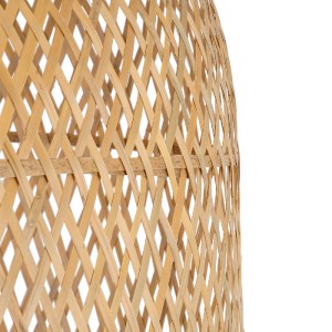 glo-01712-01712_7 GLOBOSTAR® CALERO 01712 BOHO ΚΡΕΜΑΣΤΟ ΦΩΤΙΣΤΙΚΟ ΠΛΕΓΜΑ ΜΟΝΟΦΩΤΟ 1 X E27 IP20 ΜΠΕΖ ΞΥΛΟ - Μ