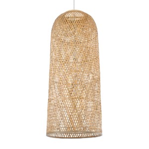 glo-01712-110218_01712_0 GLOBOSTAR® CALERO 01712 BOHO ΚΡΕΜΑΣΤΟ ΦΩΤΙΣΤΙΚΟ ΠΛΕΓΜΑ ΜΟΝΟΦΩΤΟ 1 X E27 IP20 ΜΠΕΖ ΞΥΛΟ - Μ