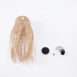 glo-01713-01713_11 GLOBOSTAR® MANILA 01713 BOHO ΚΡΕΜΑΣΤΟ ΦΩΤΙΣΤΙΚΟ ΠΛΕΓΜΑ ΜΟΝΟΦΩΤΟ 1 X E27 IP20 ΜΠΕΖ ΞΥΛΟ - Μ