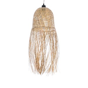 glo-01713-01713_2 GLOBOSTAR® MANILA 01713 BOHO ΚΡΕΜΑΣΤΟ ΦΩΤΙΣΤΙΚΟ ΠΛΕΓΜΑ ΜΟΝΟΦΩΤΟ 1 X E27 IP20 ΜΠΕΖ ΞΥΛΟ - Μ