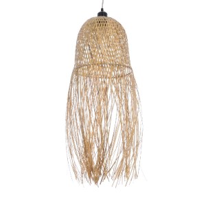 glo-01713-01713_6 GLOBOSTAR® MANILA 01713 BOHO ΚΡΕΜΑΣΤΟ ΦΩΤΙΣΤΙΚΟ ΠΛΕΓΜΑ ΜΟΝΟΦΩΤΟ 1 X E27 IP20 ΜΠΕΖ ΞΥΛΟ - Μ