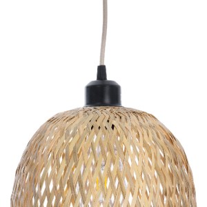 glo-01713-01713_8 GLOBOSTAR® MANILA 01713 BOHO ΚΡΕΜΑΣΤΟ ΦΩΤΙΣΤΙΚΟ ΠΛΕΓΜΑ ΜΟΝΟΦΩΤΟ 1 X E27 IP20 ΜΠΕΖ ΞΥΛΟ - Μ