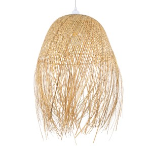 glo-01714-b6fa57_01714_0 GLOBOSTAR® MANILA 01714 BOHO ΚΡΕΜΑΣΤΟ ΦΩΤΙΣΤΙΚΟ ΠΛΕΓΜΑ ΜΟΝΟΦΩΤΟ 1 X E27 IP20 ΜΠΕΖ ΞΥΛΟ - Μ