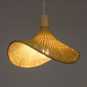 glo-01715-01715_2 GLOBOSTAR® CUBA 01715 BOHO ΚΡΕΜΑΣΤΟ ΦΩΤΙΣΤΙΚΟ ΑΝΑΡΤΗΣΗ ΜΟΝΟΦΩΤΟ 1 X E27 IP20 ΜΠΕΖ RATTAN Μ