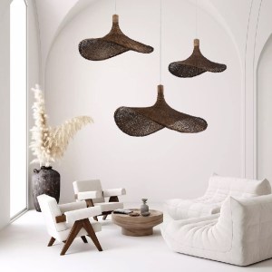 glo-01716-post_20 GLOBOSTAR® CUBA 01716 BOHO ΚΡΕΜΑΣΤΟ ΦΩΤΙΣΤΙΚΟ ΑΝΑΡΤΗΣΗ ΜΟΝΟΦΩΤΟ 1 X E27 IP20 ΚΑΦΕ ΞΥΛΟ - Μ