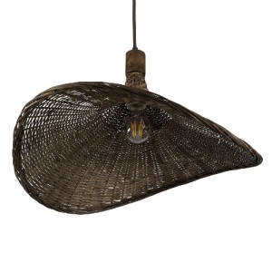 glo-01720-01720_05 GLOBOSTAR® CUBA 01720 BOHO ΚΡΕΜΑΣΤΟ ΦΩΤΙΣΤΙΚΟ ΑΝΑΡΤΗΣΗ ΜΟΝΟΦΩΤΟ 1 X E27 IP20 ΚΑΦΕ ΞΥΛΟ - Μ