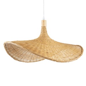 glo-01721-01721_4 GLOBOSTAR® CUBA 01721 BOHO ΚΡΕΜΑΣΤΟ ΦΩΤΙΣΤΙΚΟ ΑΝΑΡΤΗΣΗ ΜΟΝΟΦΩΤΟ 1 X E27 IP20 ΜΠΕΖ ΞΥΛΟ - Μ