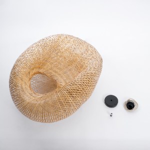 glo-01724-01724_10 GLOBOSTAR® CARIBBEAN 01724 BOHO ΚΡΕΜΑΣΤΟ ΦΩΤΙΣΤΙΚΟ ΑΝΑΡΤΗΣΗ ΜΟΝΟΦΩΤΟ 1 X E27 IP20 ΜΠΕΖ ΞΥΛ