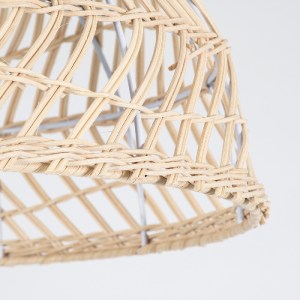 glo-01727-01727_08 GLOBOSTAR® COMORES 01727 BOHO ΚΡΕΜΑΣΤΟ ΦΩΤΙΣΤΙΚΟ ΠΛΕΓΜΑ ΜΟΝΟΦΩΤΟ 1 X E27 IP20 ΜΠΕΖ ΞΥΛΟ -Μ